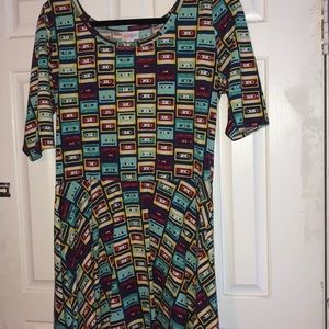 Vintage cassette tape XL LuLaRoe Nicole